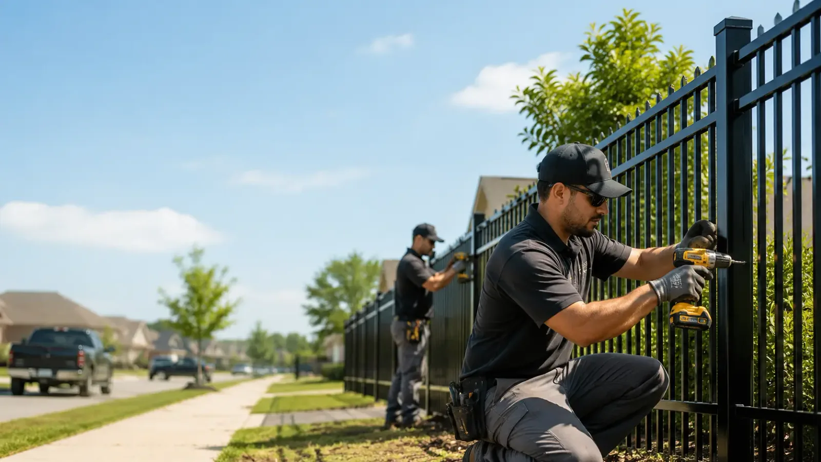 Metal Fence Installation in Warren, TX